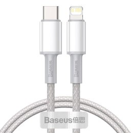 Kabel przewód USB-C / Typ-C - Lightning / iPhone 100cm Baseus CATLGD-02 z obsługą szybkiego ładowania 20W PD Baseus