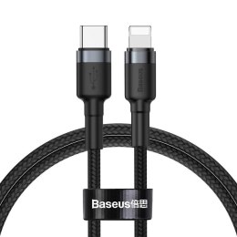 Kabel przewód USB-C / Typ-C - Lightning / iPhone 100cm Baseus Cafule CATLKLF-G1 z obsługą szybkiego ładowania 18W PD Baseus