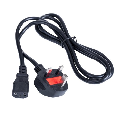 Kabel zasilający Akyga AK-AG-01A brytyjski CCA BS 1363 (Typ G) / IEC C13 1,5 m UK AKYGA Kabel zasilający Akyga AK-AG-01A brytyjski CCA BS 1363 (Typ G) / IEC C13 1,5 m UK AKYGA