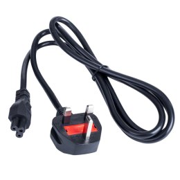 Kabel zasilający Akyga AK-AG-02A brytyjski CCA BS 1363 (Typ G) / IEC C5 1.5 m UK AKYGA