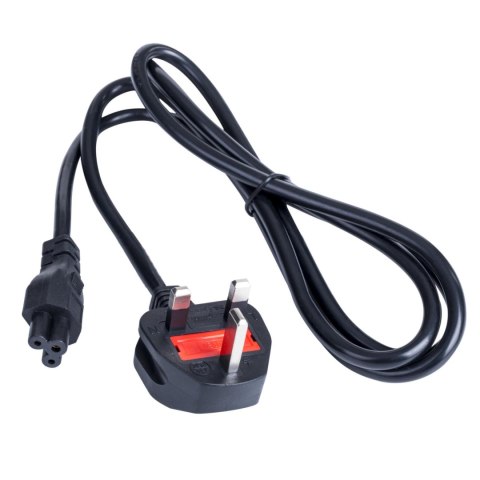 Kabel zasilający Akyga AK-AG-02A brytyjski CCA BS 1363 (Typ G) / IEC C5 1.5 m UK AKYGA Kabel zasilający Akyga AK-AG-02A brytyjski CCA BS 1363 (Typ G) / IEC C5 1.5 m UK AKYGA