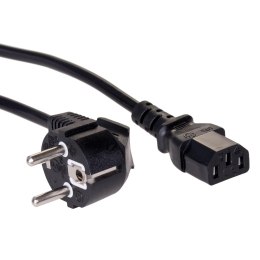 Kabel zasilający Akyga AK-PC-01C CU IEC C13 CEE 7/7 230V/50Hz 1,5m AKYGA