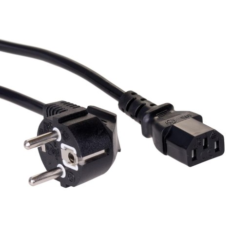 Kabel zasilający Akyga AK-PC-01C CU IEC C13 CEE 7/7 230V/50Hz 1,5m AKYGA Kabel zasilający Akyga AK-PC-01C CU IEC C13 CEE 7/7 230V/50Hz 1,5m AKYGA