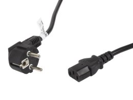 Kabel zasilający Lanberg CEE 7/7 -> IEC 320 C13 5m VDE czarny LANBERG