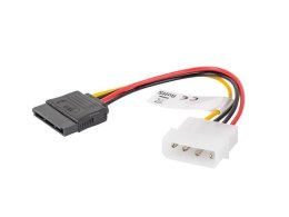 Kabel zasilający Lanberg Molex(M) -> SATA(F) 0,15m LANBERG