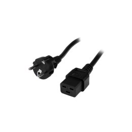 Kabel zasilający Manhattan IEC320 Schuko / C19 16A 2,5m czarny Manhattan