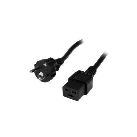 Kabel zasilający Manhattan IEC320 Schuko / C19 16A 2,5m czarny Manhattan Kabel zasilający Manhattan IEC320 Schuko / C19 16A 2,5m czarny Manhattan
