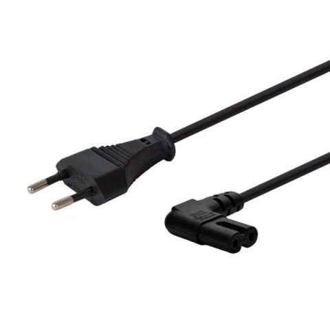 Kabel zasilający Savio CL-144 kątowy, 2pin, 3,0m Savio Kabel zasilający Savio CL-144 kątowy, 2pin, 3,0m Savio