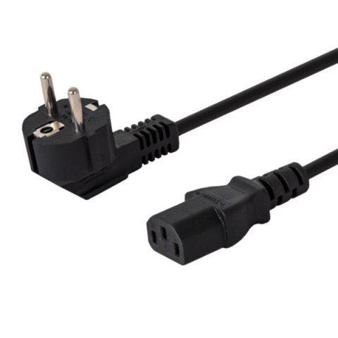 Kabel zasilający Savio CL-146 3,0m Schuko męski - IEC C13 Savio Kabel zasilający Savio CL-146 3,0m Schuko męski - IEC C13 Savio