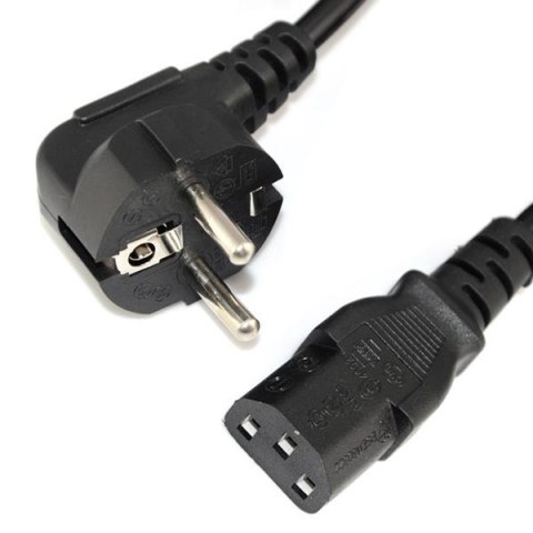 Kabel zasilający Savio CL-98 1,8m Schuko męski - IEC C13 Savio Kabel zasilający Savio CL-98 1,8m Schuko męski - IEC C13 Savio
