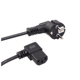 Kabel zasilający kątowy Maclean MCTV-802 3 pin 1,5m wtyk EU Maclean
