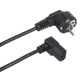Kabel zasilający kątowy Maclean MCTV-854 3 pin 3m wtyk EU Maclean