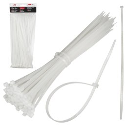 Opaski zaciskowe (100 sztuk) Maclean MCTV-465 W - białe, 4,8x300mm Maclean