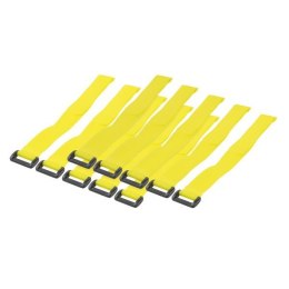 Organizer kabli LogiLink KAB0015 rzep, żółty LogiLink