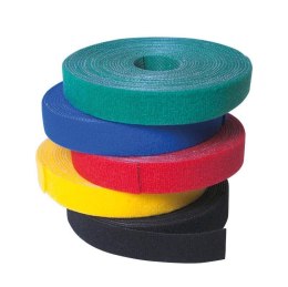 Organizer kabli LogiLink KAB0050 taśma 4m, rolka czarna LogiLink