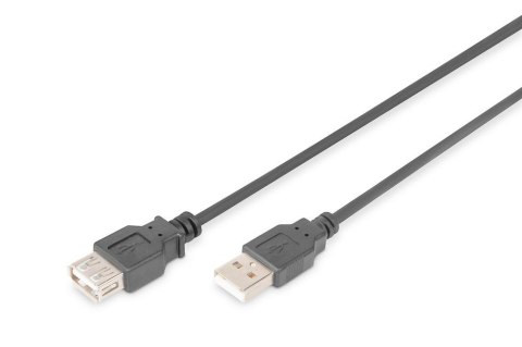 Przedłużacz DIGITUS AK-300202-030-S USB 2.0 3m czarny Digitus Przedłużacz DIGITUS AK-300202-030-S USB 2.0 3m czarny Digitus