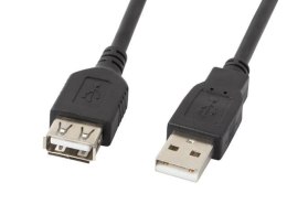Przedłużacz USB 2.0 Lanberg AM-AF 5m czarny LANBERG