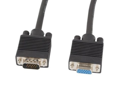 Przedłużacz VGA Lanberg M/F 3m Ekran Ferryt czarny LANBERG Przedłużacz VGA Lanberg M/F 3m Ekran Ferryt czarny LANBERG