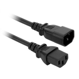 Przedłużacz kabla zasilającego Akyga AK-PC-03A IEC C13/C14 250V/50Hz 10A 1,8m czarny AKYGA