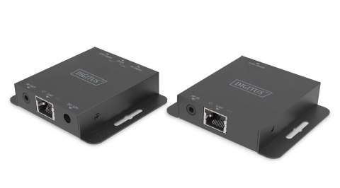 Przedłużacz/Extender DIGITUS HDMI 4K30Hz 70m po skrętce HDCP 1.4 EDID IR PoC (Power over Cable) (zestaw) Digitus Przedłużacz/Extender DIGITUS HDMI 4K30Hz 70m po skrętce HDCP 1.4 EDID IR PoC (Power over Cable) (zestaw) Digitus