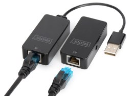 Przedłużacz/Extender DIGITUS USB 2.0 po skrętce Cat.5e/6 UTP, do 50m Digitus