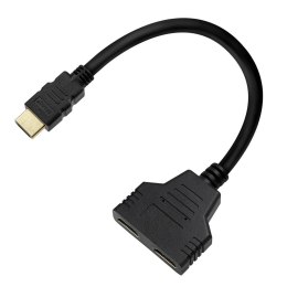 Rozdzielacz Savio AK-77 HDMI (M)-HDMI (Ż) x2 Savio