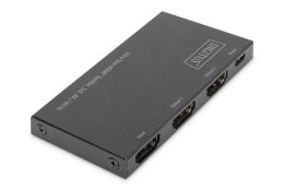 Rozdzielacz (Splitter) DIGITUS Ultra Slim HDMI 1x2, 4K 60Hz 3D HDR, HDCP 2.2, 18 Gbps, Micro USB Digitus