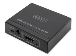 Rozdzielacz/Splitter HDMI DIGITUS 2-portowy 4K/30Hz EDID HDCP1.4 Digitus