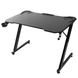 Biurko gamingowe NanoRS RS120 czarne 50kg max, wysokość 750mm NanoRS