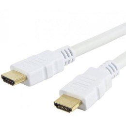 Kabel HDMI Techly HDMI-HDMI M/M 1.4 Ethernet 3D 4K, 2m, biały Techly