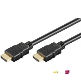 Kabel HDMI Techly HDMI-HDMI M/M 1,4 Ethernet 3D 4K, ekranowany, 2m, czarny Techly