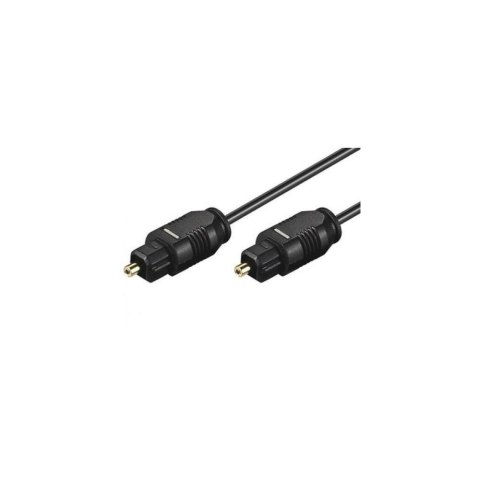 Kabel Optyczny Techly Audio Toslink Cyfrowy SPDIF 1m Czarny Techly Kabel Optyczny Techly Audio Toslink Cyfrowy SPDIF 1m Czarny Techly