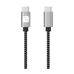 Kabel Techly USB 2.0 USB-C na USB-C 2m M/M 3A Techly