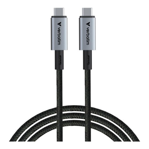 Kabel USB 4 Verbatim USB-C(M) - USB-C(M) 1,2m, 240W, PD, czarny Verbatim Kabel USB 4 Verbatim USB-C(M) - USB-C(M) 1,2m, 240W, PD, czarny Verbatim