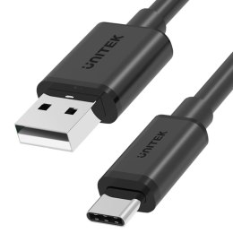 Kabel USB Unitek Y-C482BK USB-A - USB-C 2.0, m/m, 480 Mbps, 1m Unitek