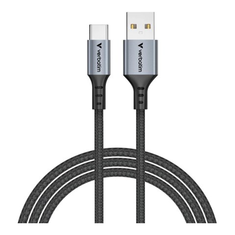 Kabel Verbatim USB-A(M) - USB-C(M) 1,2m, 18W, czarny Verbatim Kabel Verbatim USB-A(M) - USB-C(M) 1,2m, 18W, czarny Verbatim
