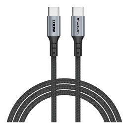 Kabel Verbatim USB-C(M) - USB-C(M) 1,2m, 100W, PD, czarny Verbatim