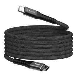Kabel Verbatim USB-C(M) - USB-C(M) 1,2m, 60W, PD, czarny Verbatim