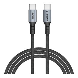 Kabel Verbatim USB-C(M) - USB-C(M) 1,2m, 60W, PD, czarny Verbatim