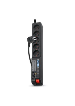 Listwa przeciwprzepięciowa Acar 504WF 3,0m czarna Acar