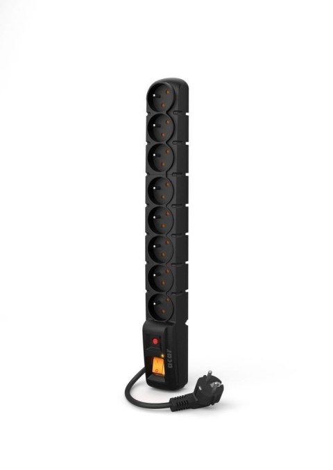 Listwa przeciwprzepięciowa Acar S8 Pro 3,0m czarna Acar Listwa przeciwprzepięciowa Acar S8 Pro 3,0m czarna Acar