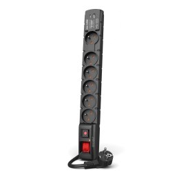 Listwa przeciwprzepięciowa Acar USB W2436 z szybką ładowarką 1,5m czarna Acar