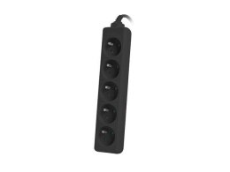 Listwa przedłużacz Lanberg 1m UPS czarna 5x 230V PL LANBERG