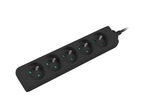 Listwa przedłużacz Lanberg 3m czarna 5x 230V PL, kabel wykonany z pełnej miedzi LANBERG Listwa przedłużacz Lanberg 3m czarna 5x 230V PL, kabel wykonany z pełnej miedzi LANBERG
