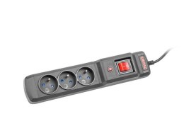 Listwa zasilająca Armac Multi M3 1,5M 3 gniazd czarny ARMAC