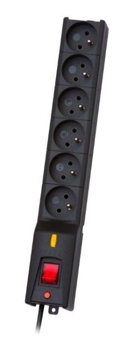 Listwa zasilająca Lestar LX 610 5m czarna Lestar