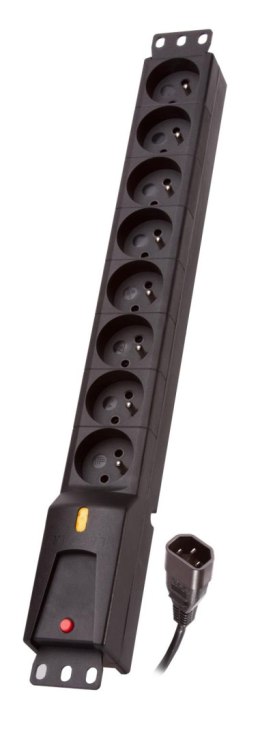 Listwa zasilająca Lestar LZRM 810 BW G-A K.:CZ 5,0M IEC320 Lestar