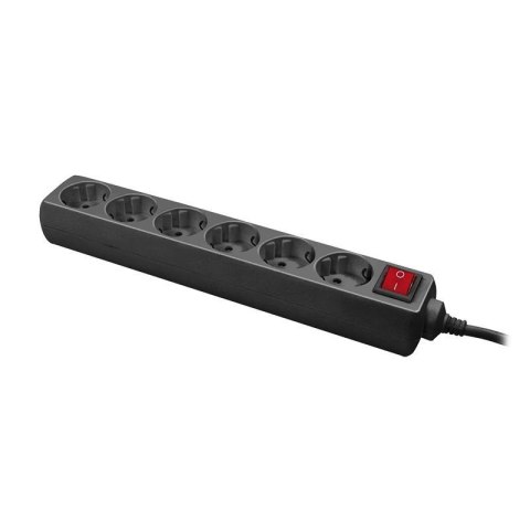 Listwa zasilająca LogiLink LPS202B 6 gniazd ON/OFF 1,5m czarna LogiLink Listwa zasilająca LogiLink LPS202B 6 gniazd ON/OFF 1,5m czarna LogiLink