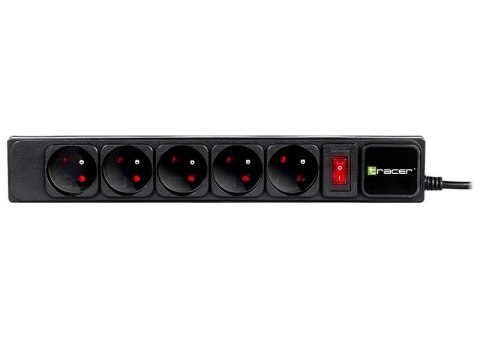 Listwa zasilająca przeciwprzepięciowa Tracer PowerGear 1.5 m, 5 gniazd, wyłącznik Tracer Listwa zasilająca przeciwprzepięciowa Tracer PowerGear 1.5 m, 5 gniazd, wyłącznik Tracer