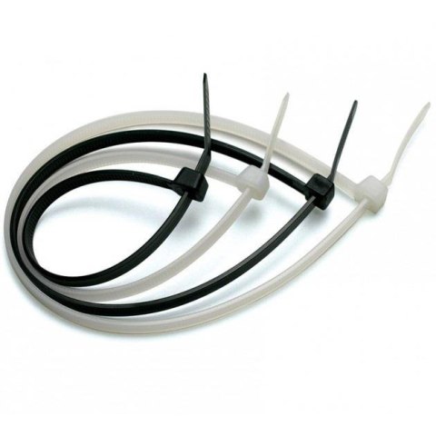 Opaski nylonowe Techly zaciskowe 200x2,5mm, 100 szt., czarne Techly
